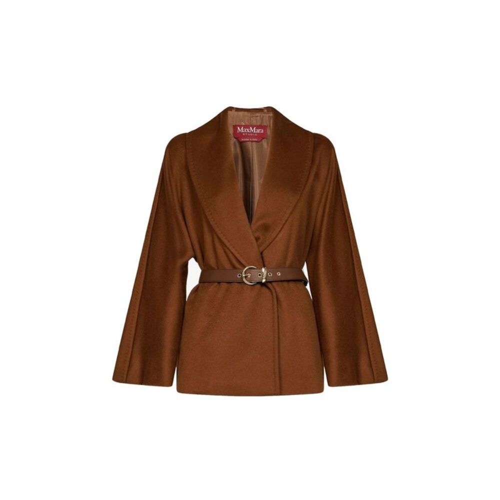 Max Mara Brown Virgin Wool Women's Jacket
